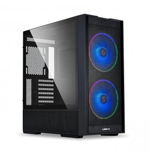 Lian Li Lancool 206 Mid-Tower Computer Case/Gaming Cabinet - Black | Support ATX/Micro-ATX/Mini-ITX | Pre-Installed 2 x 160mm PWM (ARGB) Fans - G99.LAN206RX.in