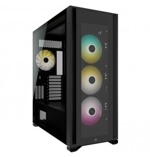 Corsair iCUE 7000X RGB Tempered Glass Full-Tower ATX Computer Case/Gaming Cabinet - Black color