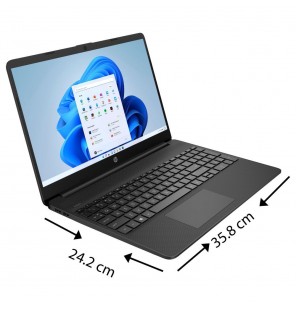 HP 15s-fq2670TU Laptop (11th Gen Intel Core i3-1115G4 Gen Processor | 8 GB RAM | 256GB Solid State Drive | Windows 11 Home | MSO | Full HD | 15.6 inch Screen )