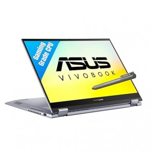 ASUS Vivobook S 14 Flip , 14" (35.56 cms) FHD Screen+ 16:10 Touch, AMD Ryzen 5 5600H Gen Processor, 2-in-1 Laptop (8GB RAM | 512GB SSD | Integrated Graphics | Windows 11 | Office 2021 | Silver | 1.5 kg), TN3402QA-LZ501WS