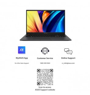 (Refurbished) ASUS Vivobook S 15 Thin & Light Laptop (Intel Core i5-12500H 12th Gen Processor | 16GB | 512GB SSD | Windows11 | Office 2021 | Backlit | FingerPrint | Indie Black | 1.80 kg)15.6-inch (39.62 cms) FHD Display