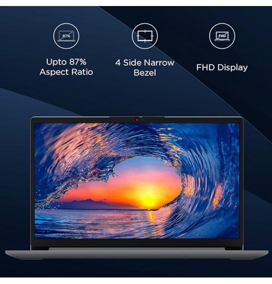 (Renewed) IdeaPad Slim 1 Ryzen 3 7320U Gen Processor 15.6-inchScreen (39.62cm) FHD Laptop (8GB RAM | 512GB SSD | Windows 11 | Office 2021 | Alexa Built-in | Cloud Grey | 1.58Kg), 82VG009MIN