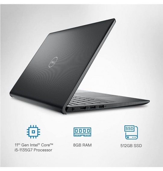 (Refurbished) Dell Vostro 3420 Laptop (Intel Core i5-1135G7 | 8GB RAM | 512GB SSD | Carbon Black) 14.0" Display