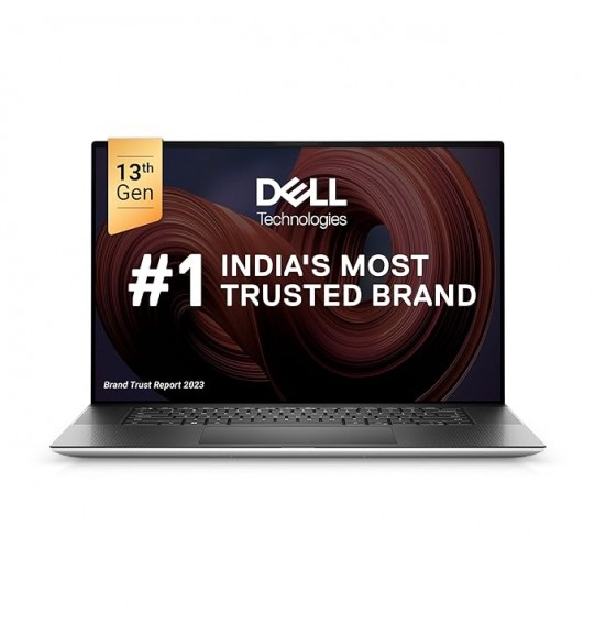 (Refurbished) Dell XPS 9730 Laptop (Intel Core i7-13700H Processor | 32GB RAM | 1TB SSD | NVIDIA RTX 4060 8GB GDDR6 | AR InfinityEdge Touch 500 nits | Backlit KB + FPR | Windows11 + MSO'21 | Platinum Silver | 2.44kg) 17.0" (43.18cm) Screen