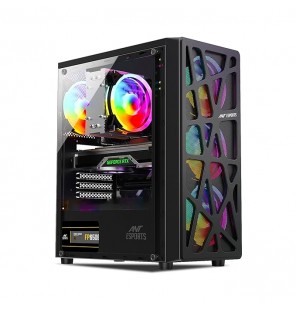 Gandiva Gaming Desktop Computer (AMD 5500 Series Ryzen R5 Processor | 16GB DDR4 Ram Crucial | 256GB nvme SSD | 4GB 730 zotac Graphics Card)