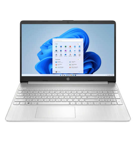 HP Laptop 39.6 cm 15s-eq2144AU(AMD Ryzen™ 5 5500U processor | Windows 11 Home | 8 GB RAM | 512 GB SSD | True Vision 720p HD camera | 39.6 cm Screen)