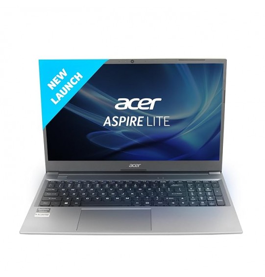 (Refurbished) Acer Aspire Lite AMD Ryzen 5 5500U Gen Procesor Premium Thin and Light Laptop (16 GB RAM | 512 GB SSD | Windows 11 Home) AL15-51 | 39.62 cm (15.6") Full HD Display | Metal Body | Steel Gray | 1.59 KG