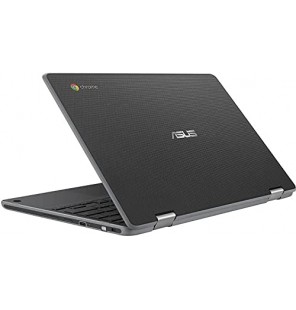 (Refurbished) ASUS Chromebook Flip Intel Celeron Dual Core Gen Processor - (11.6 inches | 4 GB RAM | 64 GB EMMC Storage | Chrome OS) C214MA-BU0452 2 in 1 Laptop (Dark Grey | 1.20 Kg)