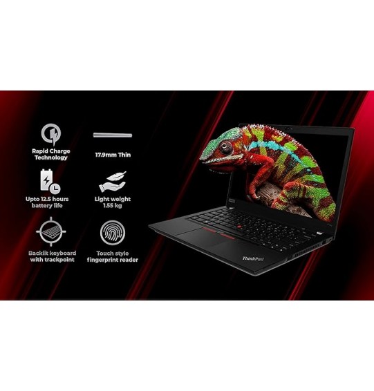 (Refurbished) Lenovo ThinkPad P14s Mobile Workstation Thin and Light Laptop (AMD Ryzen 7 PRO 5850U | 16GB RAM | 512GB SSD | Windows 10 Pro | AMD Radeon Graphics | Backlit | Black | 1.55Kg)  14 inches FHD Display