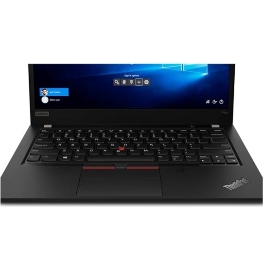 (Refurbished) Lenovo ThinkPad P14s Mobile Workstation Thin and Light Laptop (AMD Ryzen 7 PRO 5850U | 16GB RAM | 512GB SSD | Windows 10 Pro | AMD Radeon Graphics | Backlit | Black | 1.55Kg)  14 inches FHD Display