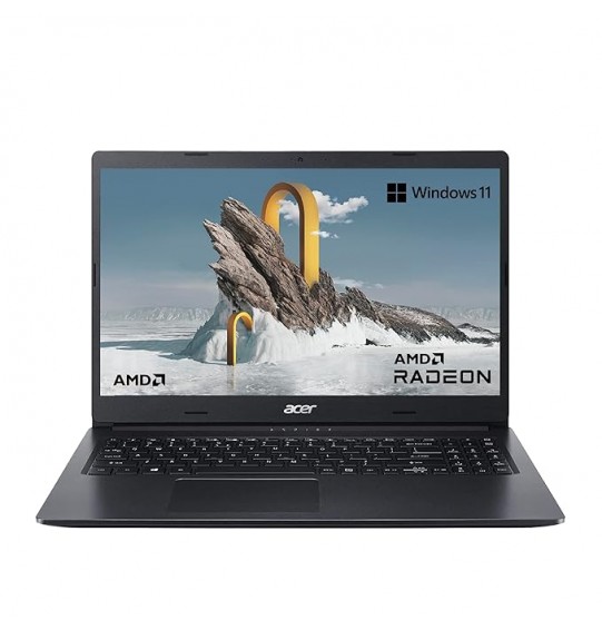 (Refurbished) Acer Aspire 3 Laptop (AMD 3020e Dual core Processor | 4GB DDR4 RAM  1TB HDD | Windows 11 Home | Black | Narrow Bezel | 1.9 Kg, A314-22) 14 inches (35.5 cm) HD Display