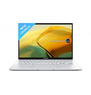 ASUS Zenbook 14 OLED , Intel Core i5-1340P 13th Gen Processor, 14" (35.56 cm) 2.8K 90Hz OLED Screen, Thin & Light Laptop (16GB RAM | 512GB SSD | Iris Xe | Windows 11 | Office 2021 | 75W Battery | Silver | 1.39 kg), UX3402VA-KN542WS