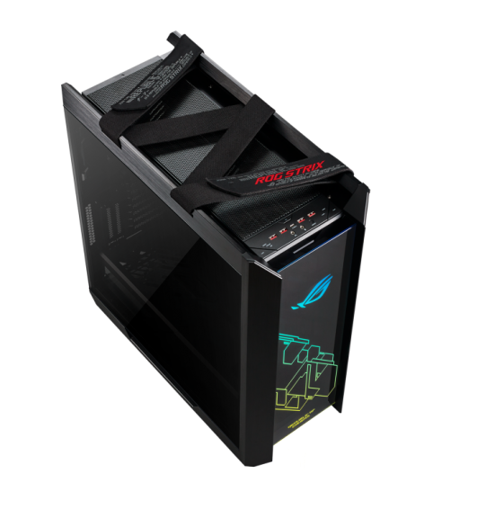 Gandiva Gaming Desktop Computer (Intel Core I7-13700K Desktop Processor 16 Cores | 32GB (2x32GB) DDR5DRAM 5600MHzC40 Memory Kit - Black | ASUS Rog Strix Helios Gx601 RGB Mid-Tower Computer )