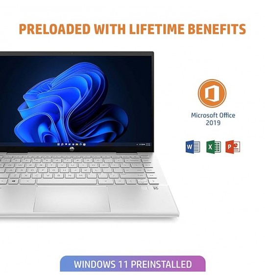 (Refurbished) HP Pavilion x360 Multitouch 2-in-1 Laptop (intel core i7 11th Gen Processor (16GB RAM | 512GB SSD | B&O | Windows 11 | FPR | Backlit KB | Intel Iris Xe Graphics | Pen | Alexa | MS Office | Silver | 1.52Kg) 14 inch(35.6 cm) FHD Display