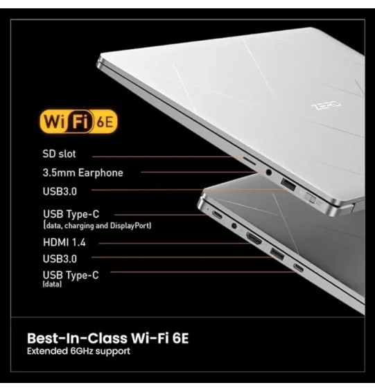 (Refurbished) Infinix Zero Book Series  ZL12 Business Laptop (Intel Core i7 12th Gen Processor | 16 GB RAM | 512 GB SSD | Windows 11 Home | Grey with Meteorite Phase Design | 1.80 Kg | MS Office) 15.6 inch Display