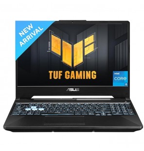 ASUS TUF Gaming F15, Intel Core i5-11400H 11th Gen Processor, 15.6-inch Screen (39.62 cm) FHD 144Hz, Gaming Laptop (16GB RAM | 512GB SSD | 4GB NVIDIA GeForce RTX 2050 | Windows 11 | RGB Backlit KB | Black | 2.30 kg), FX506HF-HN025W