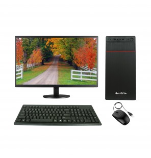 Gandiva® Economical CI32ND 18.5" Desktop Computer(Core I3 2nd Gen CPU | 16GB DDR3 RAM | 240GB SSD+1TB HDD | 18.5" Monitor)Windows 10&MS Office(Trial Version)& Antivirus(Free Version) 