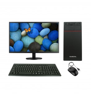 Gandiva® Economical CI5 1ST 18.5"All in One Desktop Computer (Core I5 1st Gen CPU | H55 Motherboard | 8GB DDR3 RAM | 500GB Hard Drive | 18.5 Inch Monitor) Windows 10 & MS Office(Trial Version) & Antivirus (Free Version) 