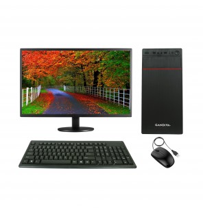 Gandiva® Economical CI32ND 20" Desktop Computer(Core I3 2nd Gen CPU | 4GB DDR3 RAM | 480GB SSD+2TB HDD | DVD | 2GB Graphics | 20" Monitor)Windows 10&MS Office(Trial Version)& Antivirus(Free Version) 