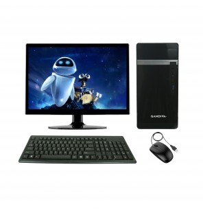 Gandiva® Professional CI33RD 15.6" Desktop Computer(Core i3 3rd Gen CPU/4GB DDR3 RAM/480GB SSD+2TB HDD/2GB Graphics/DVD/15.6" Monitor)Windows & MS Office(Trial Version)&Antivirus(Free Version)