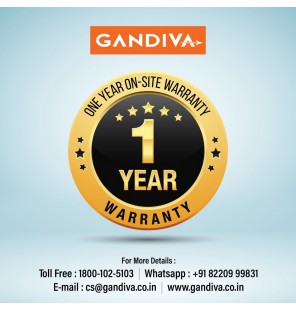 Gandiva® Professional CI53RD Desktop Computer(Core I5 3rd Gen CPU | 8GB DDR3 RAM | 120GB SSD+1TB HDD)Windows & MS Office(Trial Version)&Antivirus(Free Version)