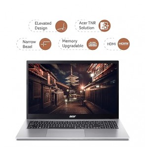 Acer Aspire 3 Thin and Light Laptop Intel Core i5 12th Generation Processor Laptop (8GB RAM | 512 GB SSD | Windows 11 Home | MS Office | 1.7 Kg | Silver) A315-59 with 15.6-inch Screen (39.6 cms) Full HD Display