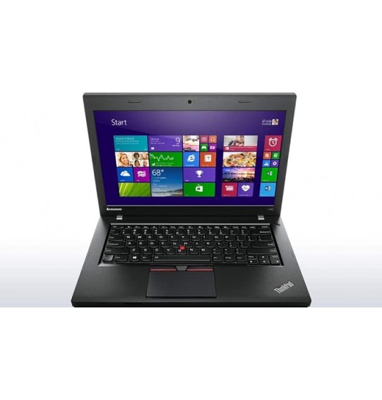 (Refurbished) Lenovo Thinkpad L450 14 inches Laptop (Intel Core I5 5th Gen Processor | 8GB RAM | 500GB | Windows 10 Pro | MS Office | Anti Glare Display | Webcam | Bluetooth | Wifi | Integrated Graphics), Black, 1.8kg