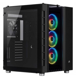 CORSAIR Crystal Series 680X RGB High Airflow Tempered Glass ATX Smart Case, Black