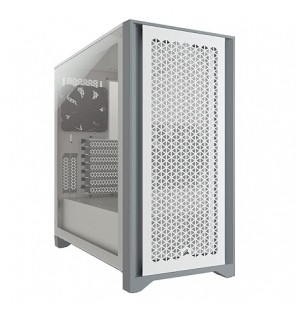 Corsair 4000D Airflow Tempered Glass Mid-Tower ATX Computer Case/Gaming Cabinet - White color