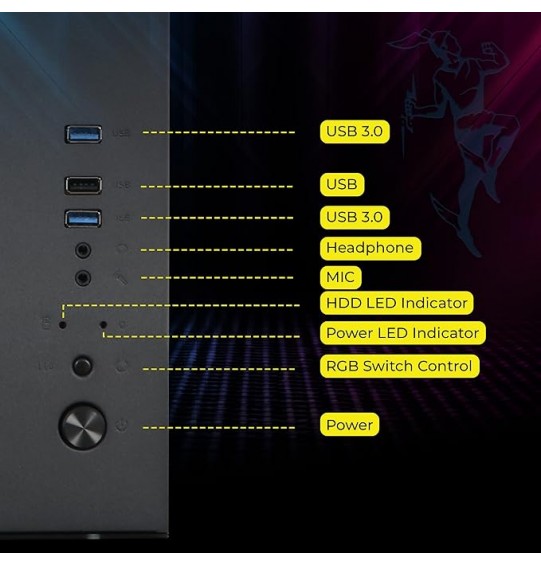 Zeb Hermes Gaming Desktop