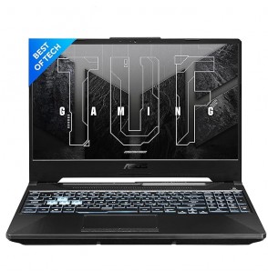 ASUS TUF Gaming F15, 15.6"(39.62 cms) FHD Screen 144Hz, Intel Core i5-11400H 11th Gen Processor, RTX 3050 4GB Graphics, Gaming Laptop (8GB RAM | 512GB SSD | 90WHrs Battery | Windows 11 | Office 2021 | Black | 2.3 kg) FX506HC-HN089WS