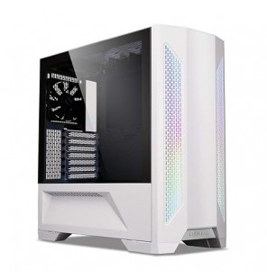 Lian Li LANCOOL II Tempered Glass Mid-Tower ATX Computer Case Gaming Cabinet with 3 X 120mm Fans - X - White