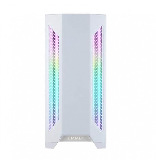 Lian Li LANCOOL II Tempered Glass Mid-Tower ATX Computer Case Gaming Cabinet with 3 X 120mm Fans - X - White