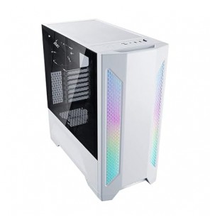 Lian Li LANCOOL II Tempered Glass Mid-Tower ATX Computer Case Gaming Cabinet with 3 X 120mm Fans - X - White