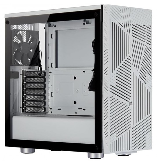 CORSAIR 275R Airflow Tempered Glass (White color) 