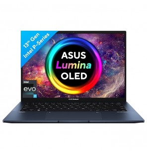 ASUS Zenbook 14 OLED , Intel Core EVO i7-1360P 13th Gen Processor, 14" (35.56 cm) 2.8K 90Hz OLED Screen, Thin & Light Laptop (16GB RAM | 512GB SSD | Iris Xe/Windows 11 | Office 2021 | 75W Battery | Blue | 1.39 kg), UX3402VA-KM741WS