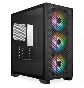 Cooler Master Elite 301 ARGB (M-ATX) Mini Tower Cabinet (Black)