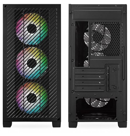 Cooler Master Elite 301 ARGB (M-ATX) Mini Tower Cabinet (Black)