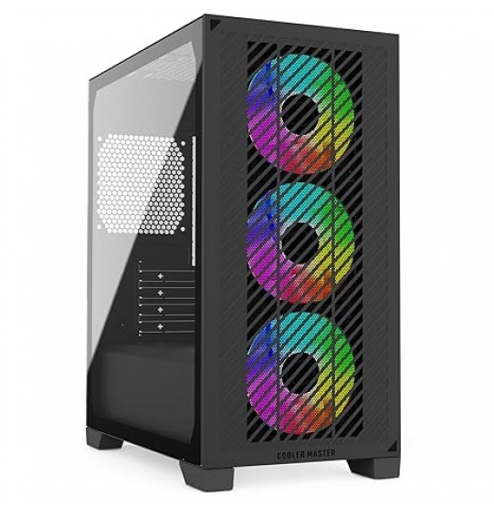 Cooler Master Elite 301 ARGB (M-ATX) Mini Tower Cabinet (Black)