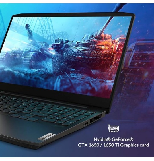 Lenovo IdeaPad Gaming 3 Intel Core i5 10th Gen Processor 15.6"Screen (39.62cm) FHD IPS Gaming Laptop (8GB RAM | 512GB SSD | 4GB NVIDIA GTX 1650 | 120Hz | Windows 10 | Backlit Keyboard | Onyx Black | 2.2Kg), 81Y4017UIN