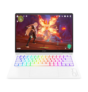 HP OMEN Transcend Gaming Laptop 35.6 cm 14-fb0089TX - White(Intel® Core™ Ultra 7 processor | Windows 11 Home | NVIDIA® GeForce RTX™ 4060 | 16 GB RAM | 1 TB SSD Card | True Vision 1080p FHD IR camera | 35.6 cm Screen)