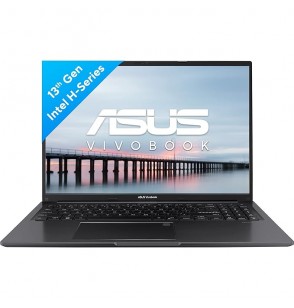 (Refurbished) ASUS Vivobook 16 Thin & Light Laptop (Intel Core i9-13900H 13th Gen Processor | 16GB RAM | 1TB SSD | Windows 11 | Office 2021 | Backlit KB | Fingerprint | Black | 1.88 kg) 16" (40.64 cm) FHD