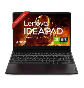 (Renewed) Ideapad Gaming 3 AMD Ryzen 5 5600H Gen Processor 15.6-inch (39.62cm) FHD IPS Gaming Laptop (8GB RAM | 512GB SSD | 4GB NVIDIA GTX 1650 | 120Hz | Windows 11 | Backlit Keyboard | Shadow Black | 2.25Kg), 82K201UEIN