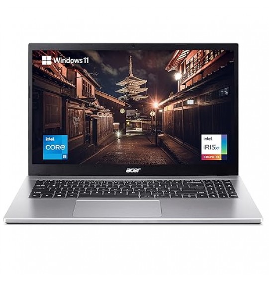 Acer Aspire 3 Thin and Light Laptop Intel Core i5 12th Gen Generation (8GB RAM | 512 GB SSD | Windows 11 Home | MS Office | 1.7 Kg | Silver) A315-59 with 15.6-inch Screen (39.6 cms) Full HD Display