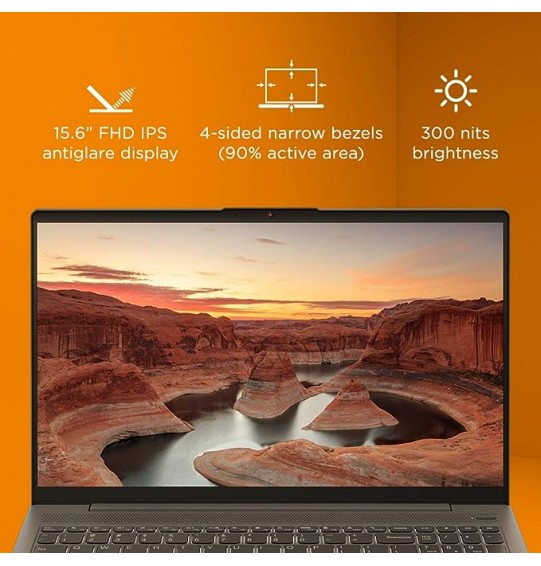 (Refurbished) Lenovo IdeaPad Slim 5 11th Gen Intel Core i5 Processor 15.6"Screen(39.62cm) FHD IPS Thin & Light Laptop (16GB RAM|512GB SSD|Windows 11|MS Office 2021|Backlit Keyboard|Fingerprint Reader|Graphite Grey |1.66Kg), 82FG01H9IN