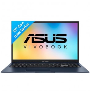 ASUS Vivobook 15 (2023), Intel Core i3-1315U 13th Gen Processor, 15.6" (39.62 cms) FHD Screen, Thin and Light Laptop (8GB RAM | 512GB SSD | Integrated Graphics | Windows 11 | Office 2021 | Backlit KB | Blue | 1.7 kg), X1504VA-NJ321WS