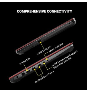ASUS TUF Intel F15 FX506LHB-HN374WS I5 10300H Gen Processor | GTX1650- 4GB RAM | 16G | 512GB SSD | 15.6 FHD Screen-144hz | Backlit KB- 1 Zone RGB | 48Whr | Windows 11 | Office H&S 2021 | McAfee 