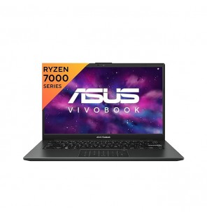 ASUS Vivobook Go 14 , AMD Ryzen 3 7320U Gen Processor, 14-inch (35.56 cm) FHD Screen, Thin & Light Laptop (8GB RAM | 512GB SSD | Windows 11 | Office 2021 | Alexa Built-in | Mixed Black | 1.38 kg), E1404FA-NK322WS