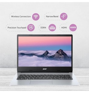 Acer Aspire 3 Laptop Gen Processor(Made in India) (Intel Celeron Dual -Core Processor N4500 | Windows 11 Home | 8 GB RAM| 256GB SSD | Weight : 1.45 Kg| Silver) A314-35 with 35.56 Cm SCreen (14-Inch) HD Display