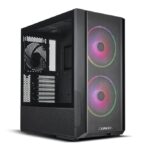 Lian Li Lancool 216 RGB Mid-Tower Alloy Steel Computer Case/Gaming Cabinet - Black | Support E-ATX/ATX/Micro-ATX/Mini-ITX | Pre-Installed 3 Front and Rear Fans